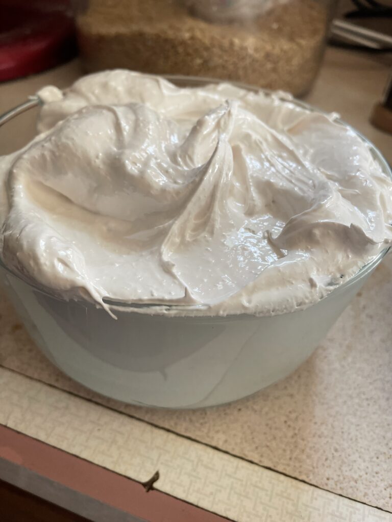 Marshmallow Cream Frosting! Dairy free